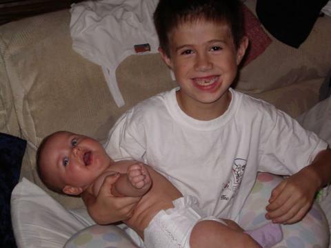 Big Brother Curtis & Natalynn Lea Miller 4th Month